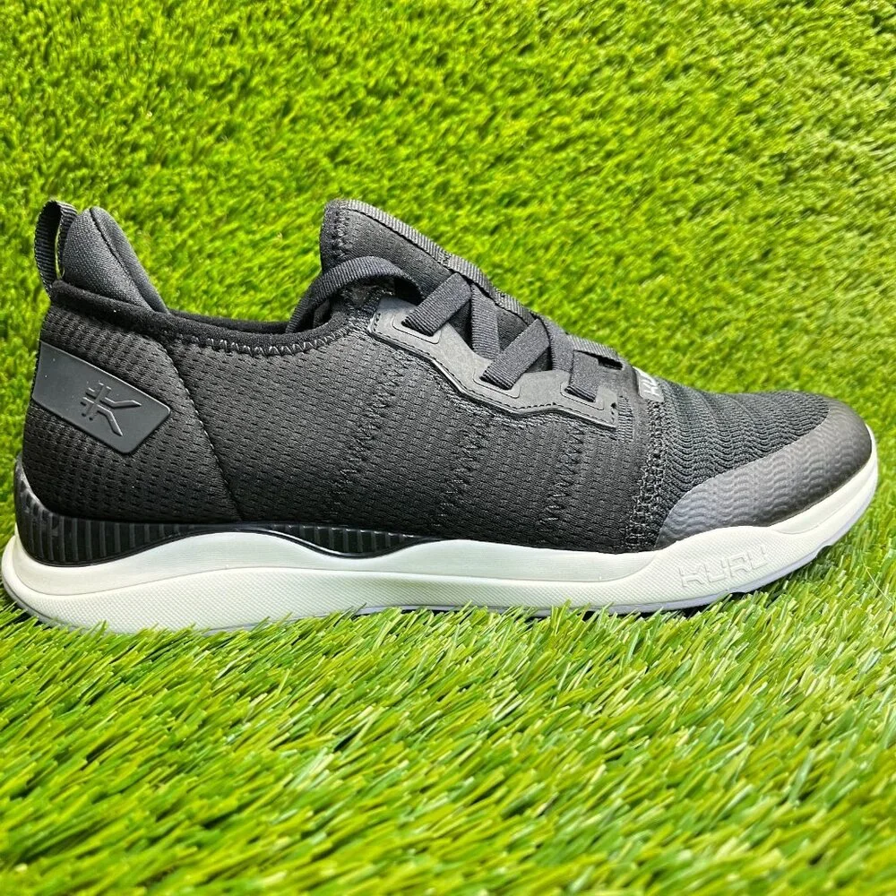 Kuru Stride Move Womens Size 10.5 Black White Athletic Running Shoes Sneakers